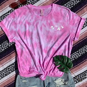 “Hawaii Hibiscus” Tie Dye Handmade Shirt